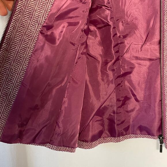 Coldwater Creek Herringbone Wool Tweed Vest Career Casual Preppy Classic Size 8 - Picture 7 of 8